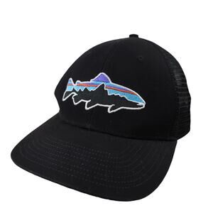 Patagonia Fitz Roy Trout Logo Mesh Trucker Hat